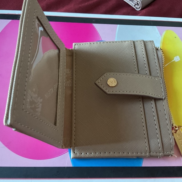 Anne Klein Beige Folded Wallet - Picture 2 of 3